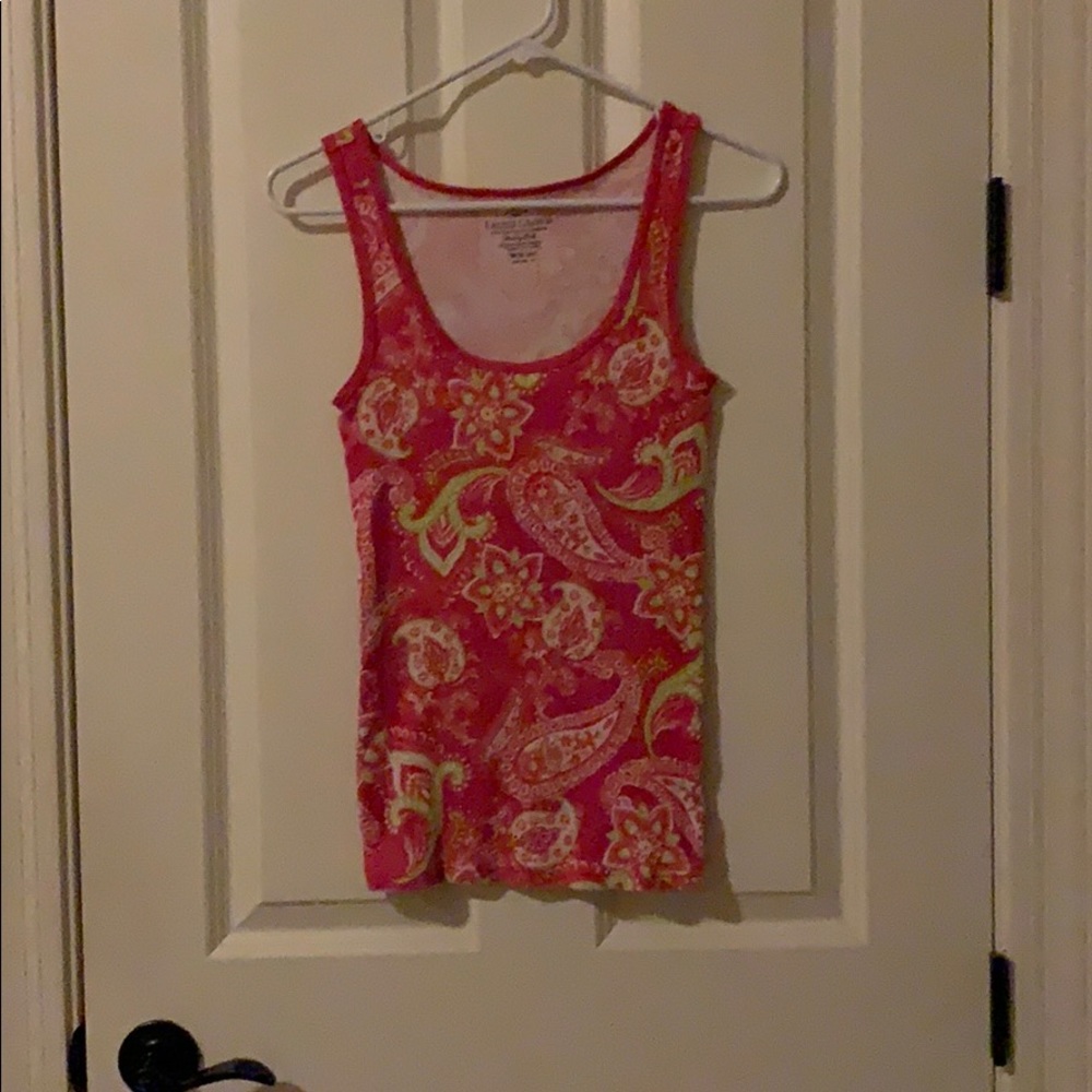 Pink design tank top